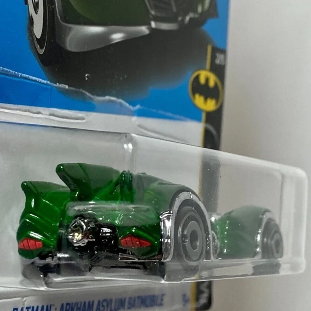 Hot Wheels Batman DC Arkham Asylum Batmobile 32/250 Batman‎ 2/5 Green NIP 2022